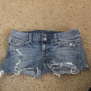 American eagle jean shorts